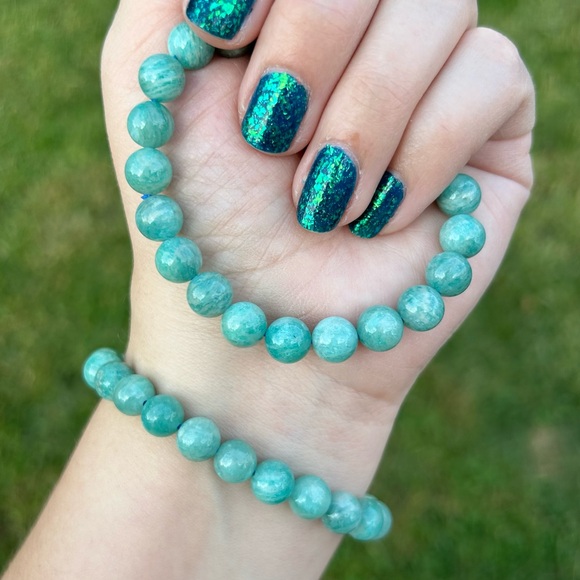 High quality Amazonite 8mm bracelets - Picture 1 of 4